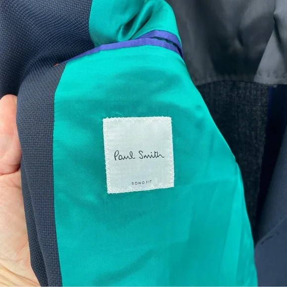 Paul Smith Luxury Blazer 42R Blue - Picture 12 of 16